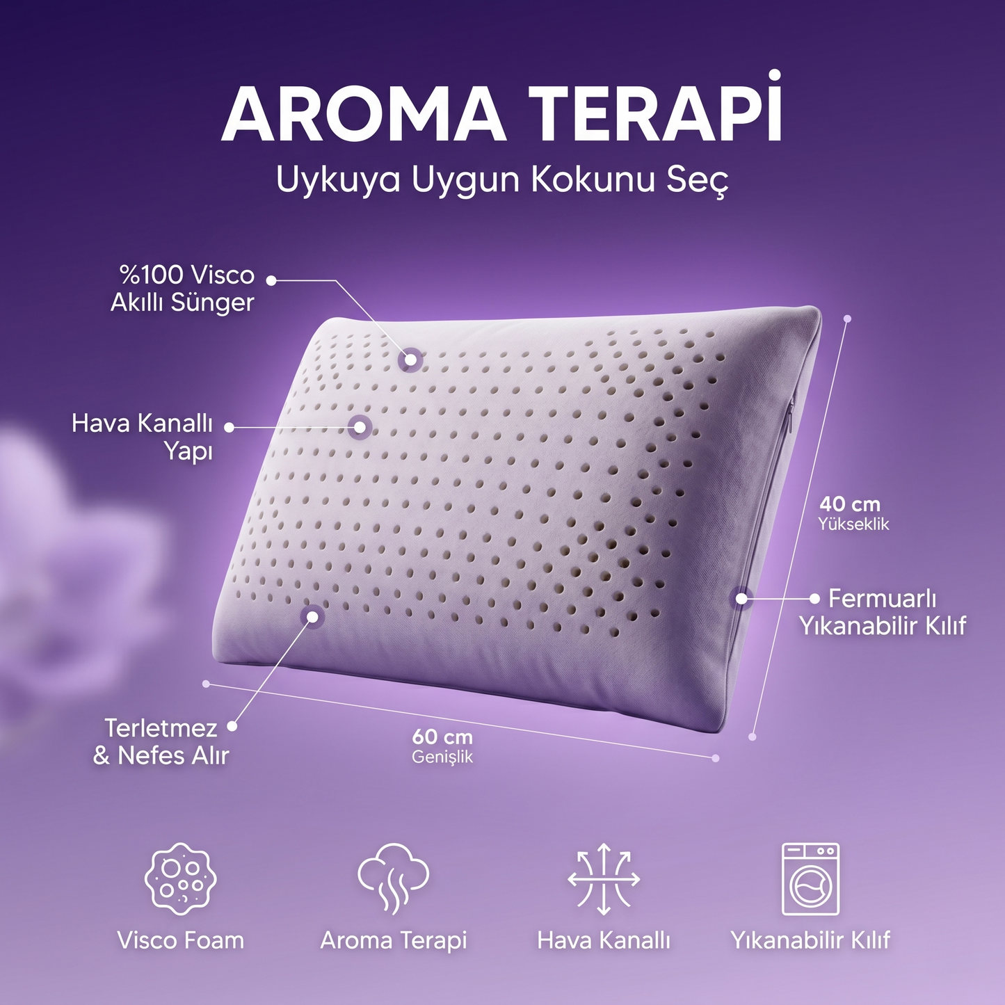 Aroma Terapi Visco Yastık